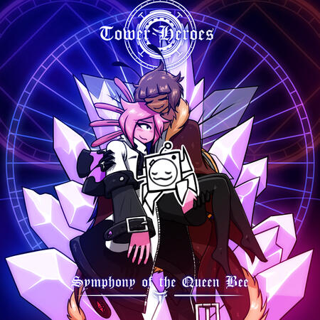 A parody of Symphony of the Shepherdess' album cover but including Tower Heroes characters; Stella and Beetrice, instead.